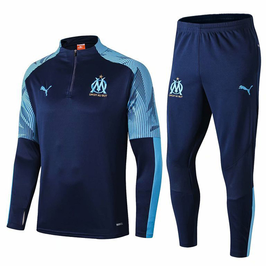 Tuta da Track Marsiglia Bambino 2019/2020 Blu Oscuro - Clicca l'immagine per chiudere